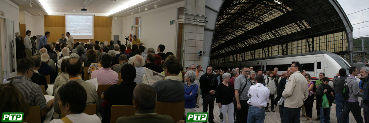 La Festa del Tren a Portbou va comptar amb un gran èxit de públic i va reivindicar el ferrocarril sense fronteres