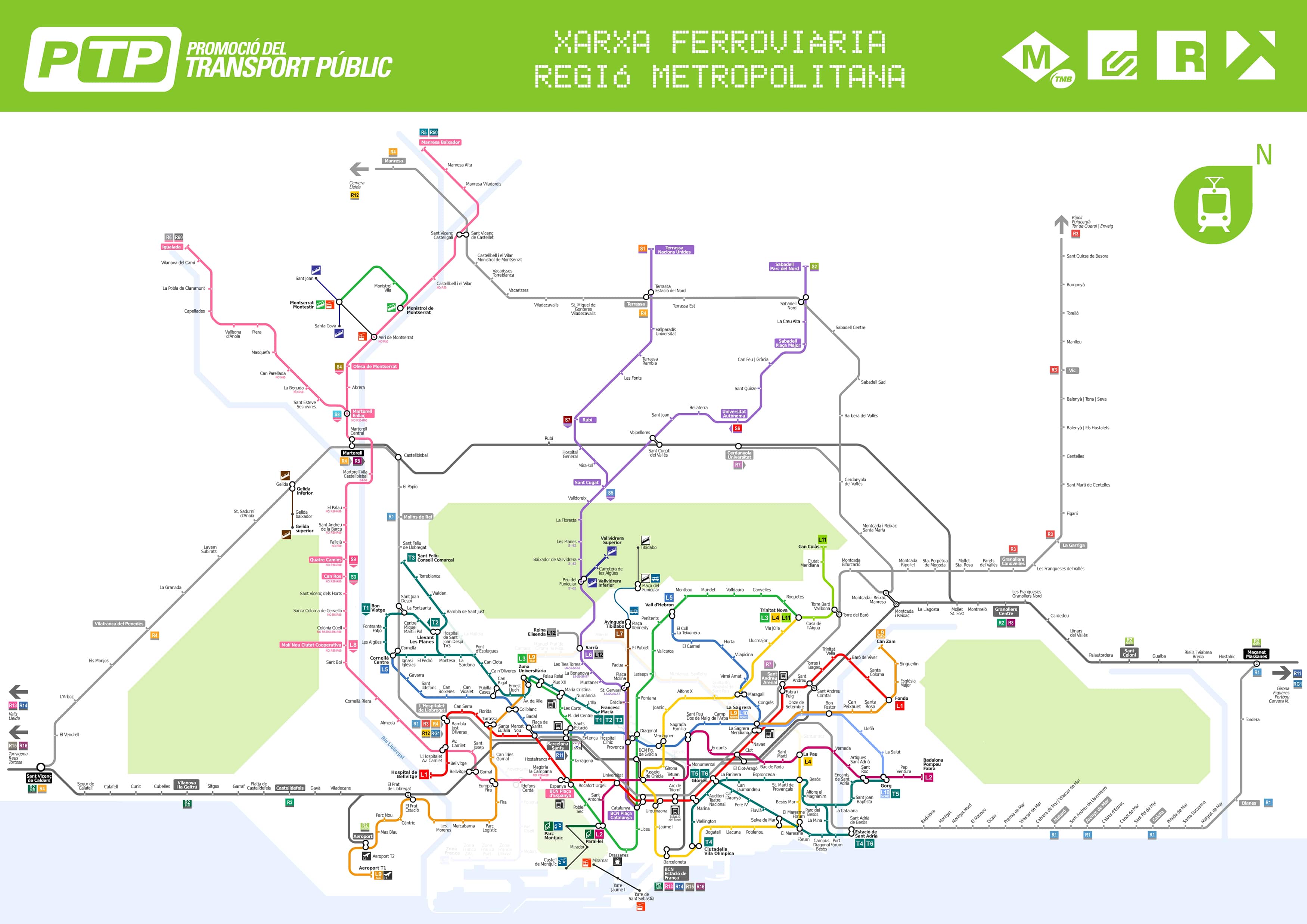 Mapa Rodoviário - Mapa Ferroviário - Mapas de Madrid, Barcelona